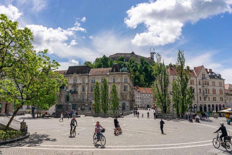 Best of Ljubljana: Private tour with Ljubljana born guide - Cathedral Stop, Then Choose Your Era: Romans, Post-War, or Contemporary