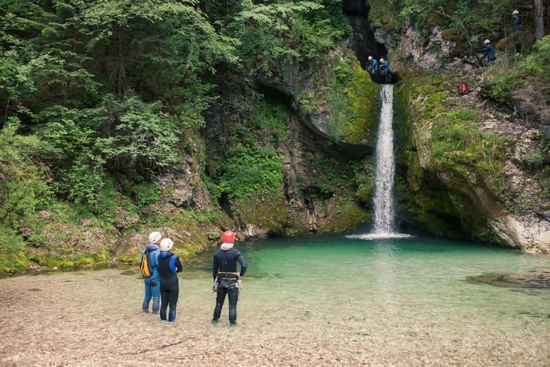 Bled: Triglav National Park Canyoning Adventure with Photos - Meeting at 3glav Adventures and getting geared up