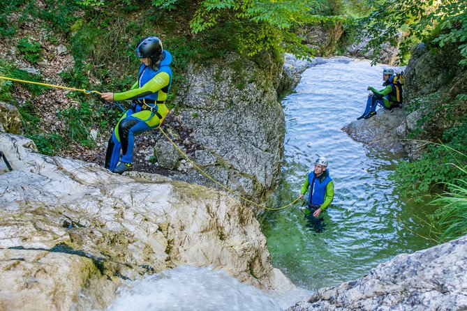 BOVEC CANYONING - Canyoning Tours For Couples - The half-day flow: gear up, hike in, then waterfalls and rope work