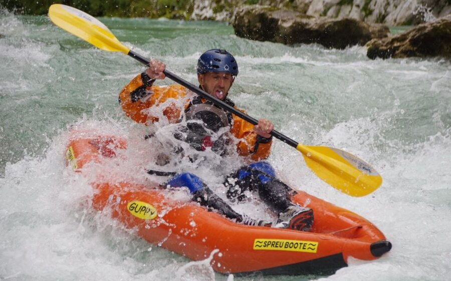 Bovec: Half-Day Kayaking Trip Down the Soča - Choosing Single vs Double: Guppy vs Ducky