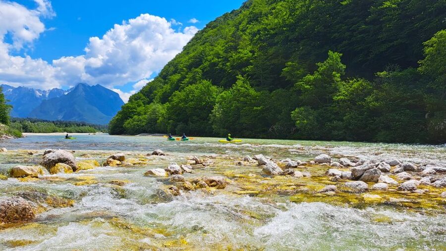 Bovec: Iconic Sit-on-Top Kayak Tour on Soča River +FREEphoto - Timing, transfers, and pickup options that matter in real life