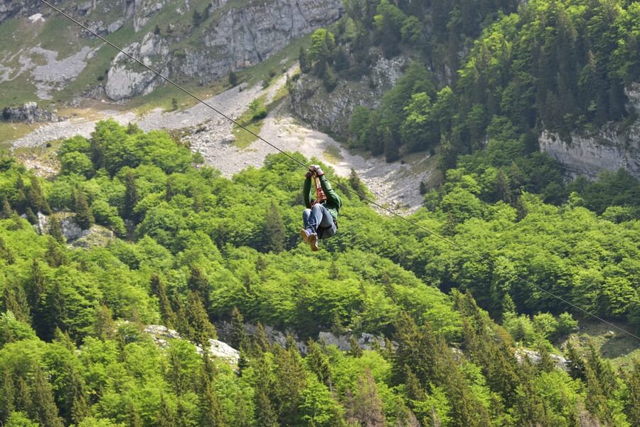 Bovec: Panoramic Zipline Tour - The Bumpy Ride to Krnica Valley on Kanin Mountain