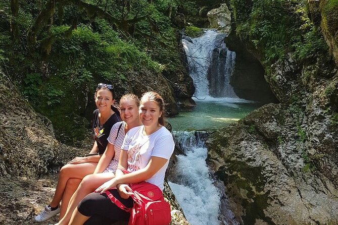 Bovec Private E-bike tour - Exploring hidden gems - Stop 1: Sunikov Vodni Gaj and the small waterfall walk