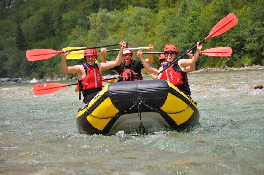 Bovec: Soca River Adventure Rafting With Photos Included - Back at the base: van ride, showers, and free photos