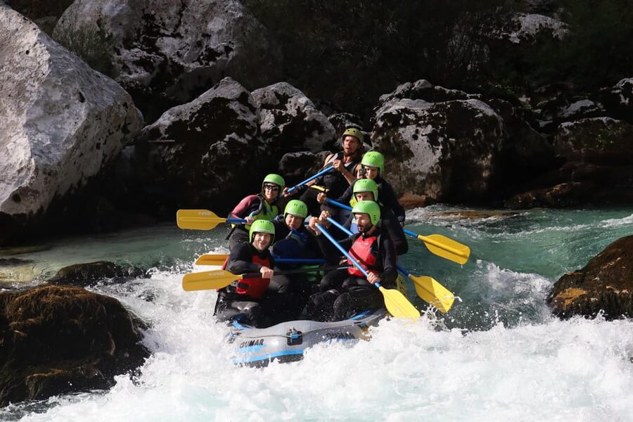 Bovec: Soča River Rafting Adventure with Photos and Drink - The base at Froccs Rafting Club: showers, lockers, and not-so-wet clothes