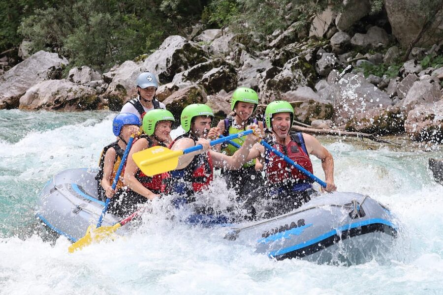 Bovec: Soča River Rafting Adventure with Photos and Drink - The full 3-hour flow: base, bus ride, safety briefing, and the river time