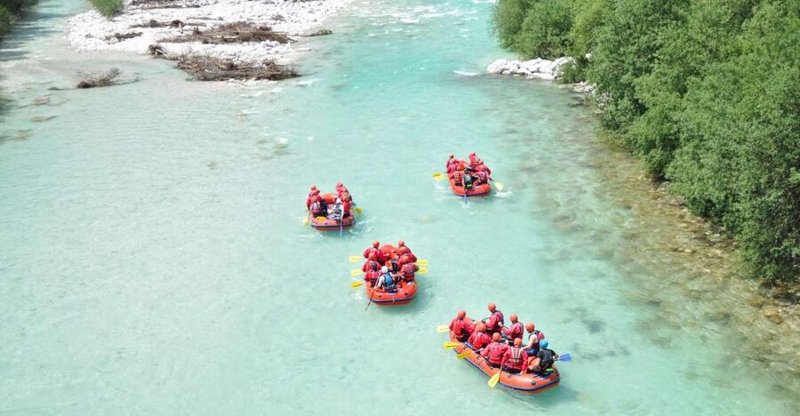 Bovec: Soča River Whitewater Rafting - Sport MIX meeting point and getting ready to get wet