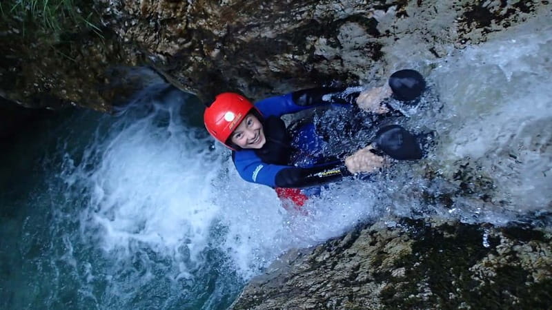 Bovec: Thrilling Canyoning in Sušec Gorge with Photo service - Learning the moves: jumping and sliding for first-timers