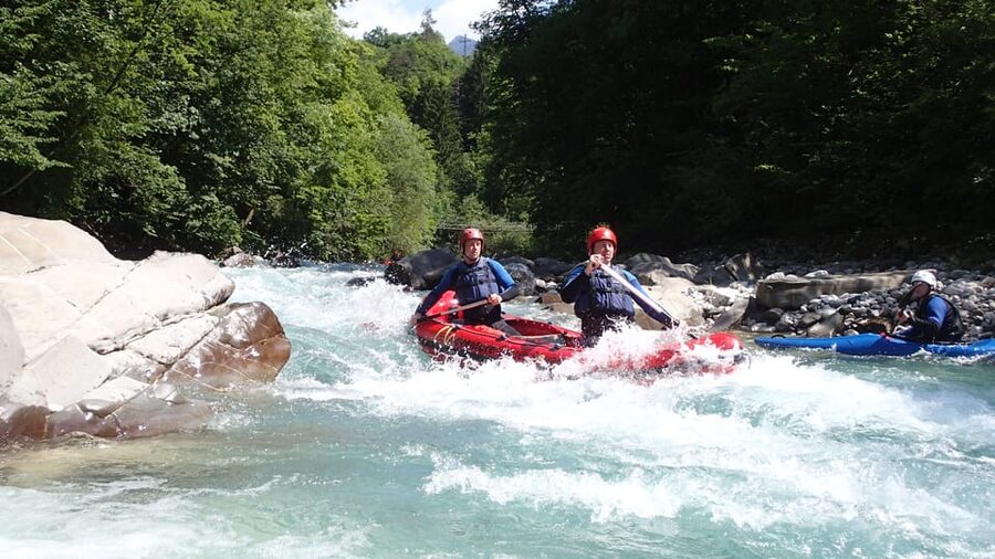 Bovec: Whitewater Canoeing on the Soča River - Mini-rafts vs big rafts, and why it changes everything