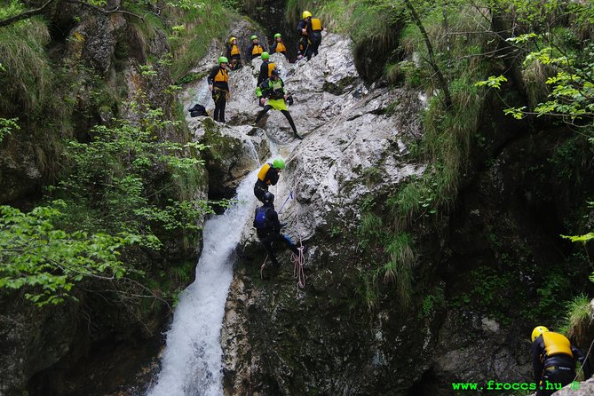 Canyoning in Susec Canyon - The Bovec Valley View: That Cable Drive Moment