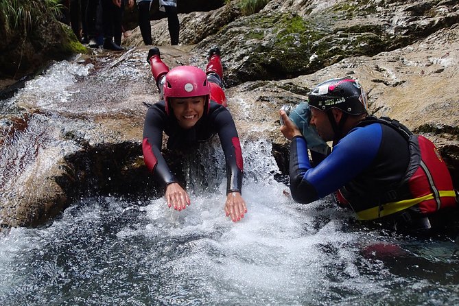 CANYONING in Susec from Bovec, Families welcome, photo service - 1.5 to 2.5 hours in Susec Canyon, with real action