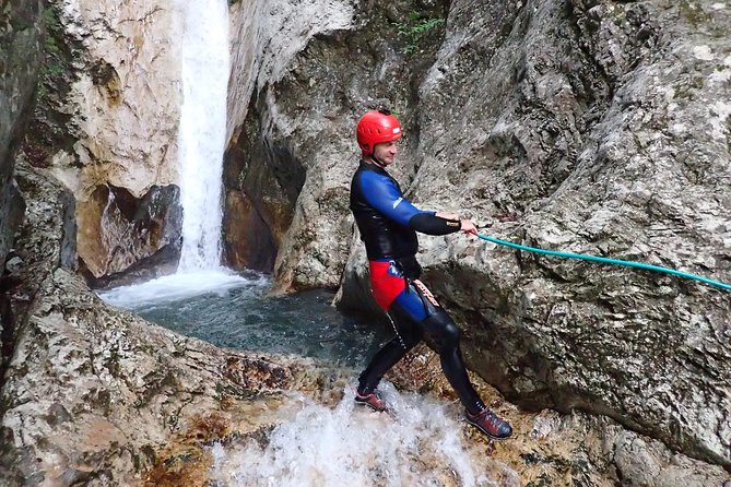 CANYONING in Susec from Bovec, Families welcome, photo service - Price and value: why $62.48 can make sense