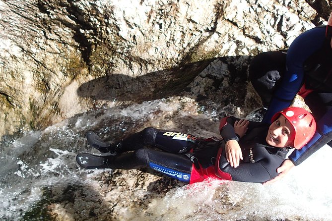 CANYONING in Susec from Bovec, Families welcome, photo service - Guides, safety, and the human side of canyoning