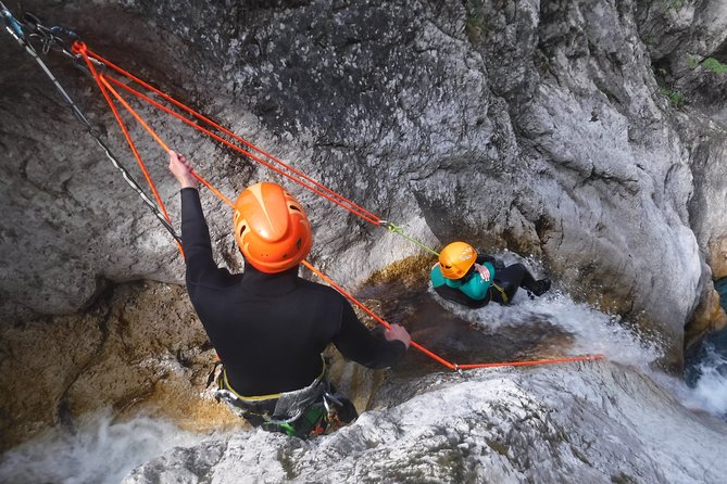 Canyoning in Susec Gorge from Bovec - Rope work and safe control, even if you are brand-new