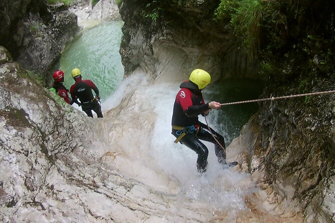 Canyoning In The Triglav National Park - Inside the canyon: jumps, rappels, and waterfall control
