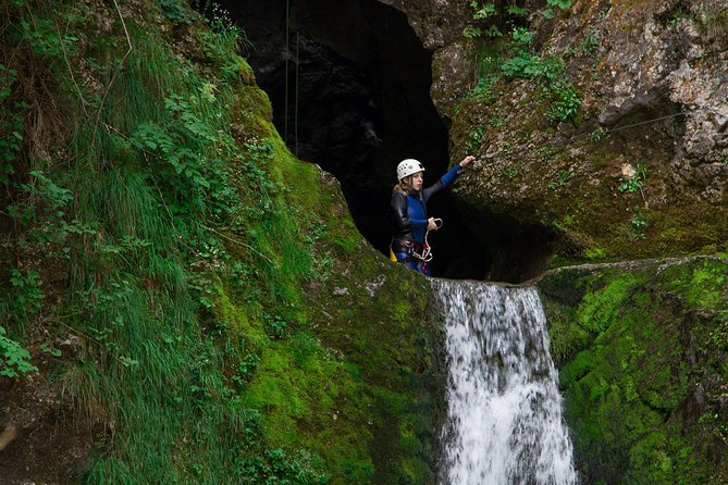 Canyoning Lake Bled Slovenia - Free Photos and Videos - Springs and waterfall swimming: cold water you will feel