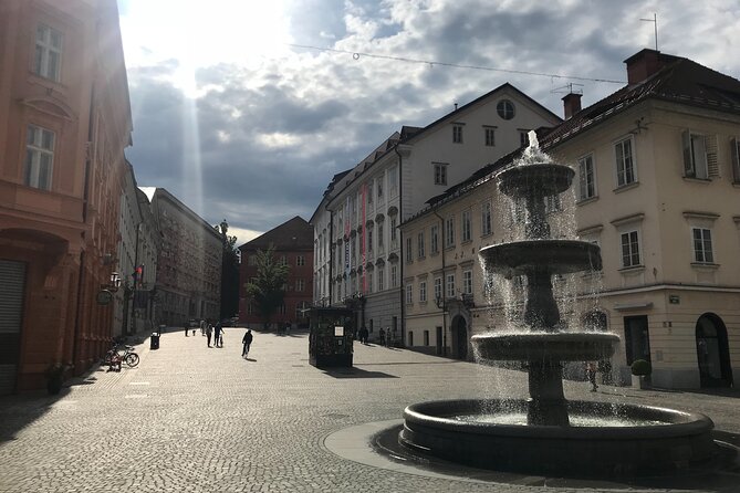 City Tour of Ljubljana - Preseren Square and Butcher’s Bridge, quick stops with useful context