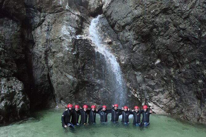 Classic Canyon Fratarica, Bovec (with photos) - The canyon obstacles: 50-meter abseil, slides, jumps, and big splashes
