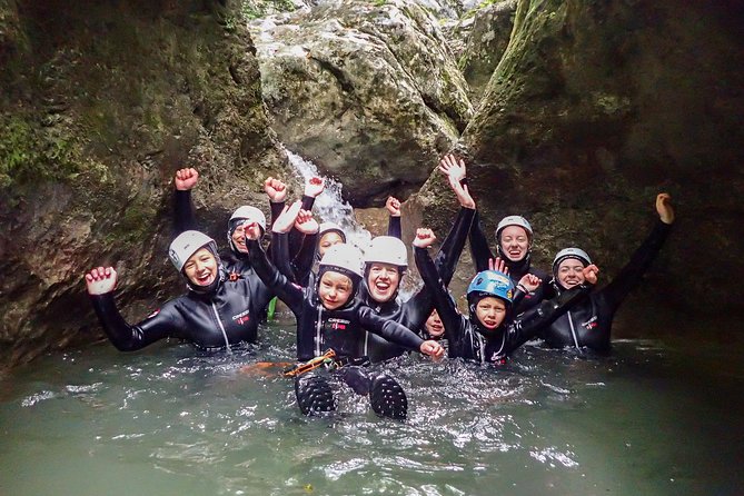 Family Canyoning near Lake Bled - Inside the Canyon: Jumps, Slides, Tunnels, and Abseils