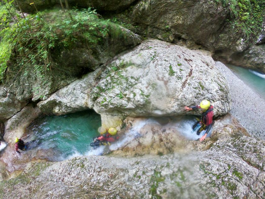 From Bovec: Half-Day Canyoning Tour in Soča Valley - The big finale: 8-meter cave slide and a 12-meter waterfall jump