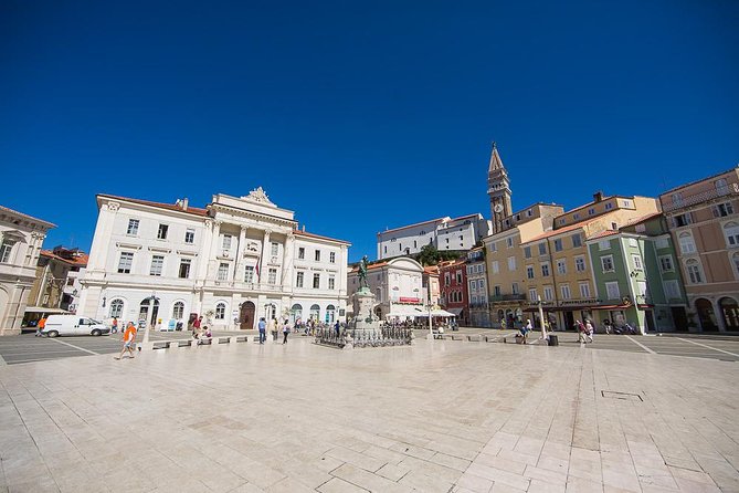 From Koper: Piran's Tastes and Tales - Entering Piran’s Tartini Square: Quick Icons, Fast Orientation