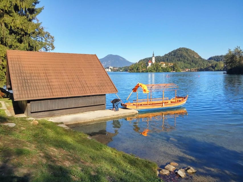 From Zagreb: Ljubljana and Lake Bled Small Group Guided Tour - Lake Bled shoreline and the pletna boat to St. Mary’s island