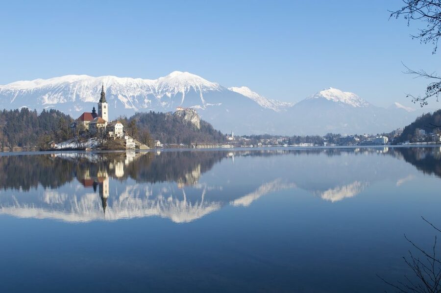 From Zagreb: Postojna Cave, Lake Bled, Ljubljana Day Trip - Krekov Square funicular and the Castle view over Ljubljanica