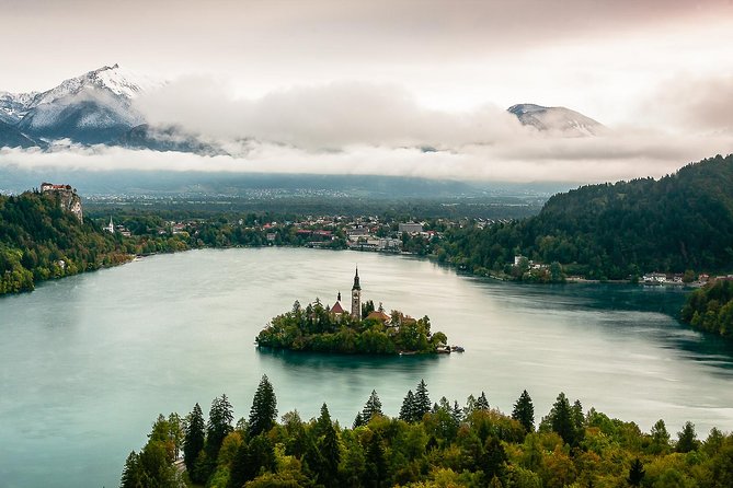 Full day tour to Lake Bled & Ljubljana from Koper/Trieste - Lake Bled: shores, island atmosphere, and castle views