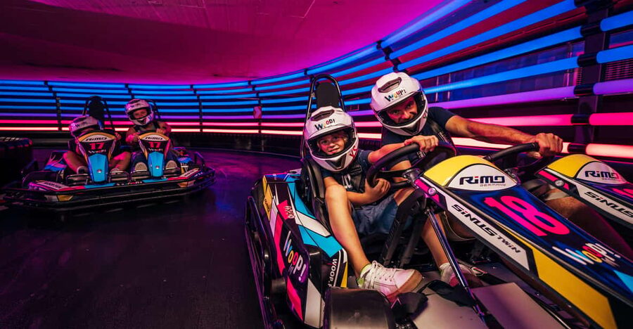 Gokart experience at Woop! karting - the fastest attraction - Where to meet: finding WOOP! without wandering