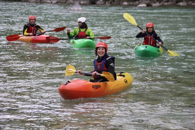 Guided Sit on Top Kayak Trip on Soca River - The briefing that helps you read the river fast