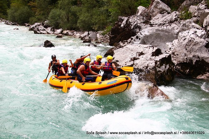 Half Day Rafting On Soca River - Soča rafting in Bovec, set up for an easy start
