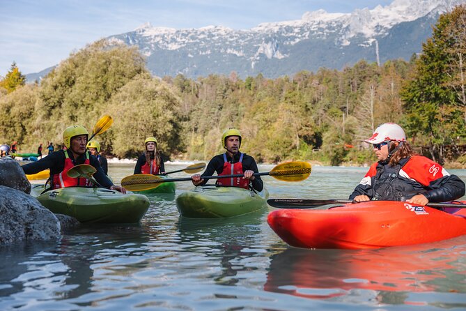 Kayak Course on Soca River - Rapids Class I to Class V: How Your Guide Fits the Day to You