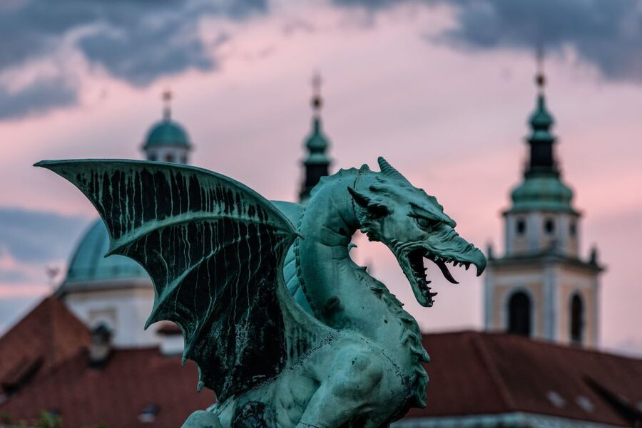 Ljubljana: Guided Walk & Funicular Ride to Ljubljana Castle - Town Hall, Robba Fountain, and the civic core you will keep recognizing