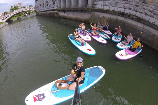 Ljubljana Stand-Up Paddle Boarding Lesson and Tour - Meeting at Špica Caffe, Then Sliding Off the Gruber Embankment