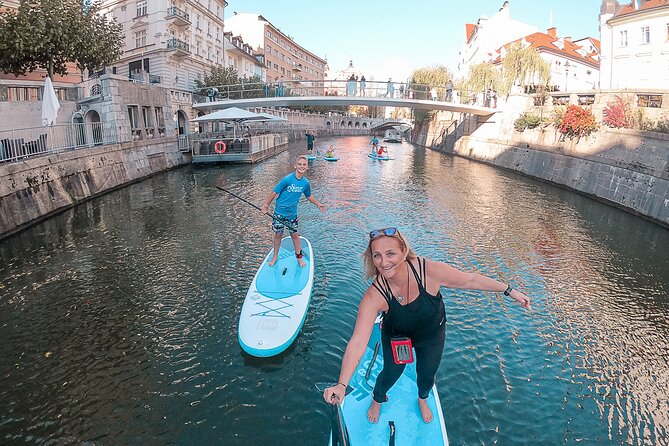 Ljubljana Stand-Up Paddle Boarding Lesson and Tour - The City-Sight Itinerary: Castle Area, Triple Bridge, Dragon Bridge