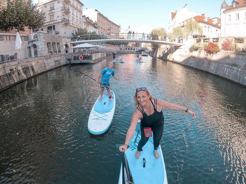 Ljubljana: Stand-Up Paddle Boarding Tour - Plečnik, Triple Bridge, and Prešeren Square From a Water-Level Angle