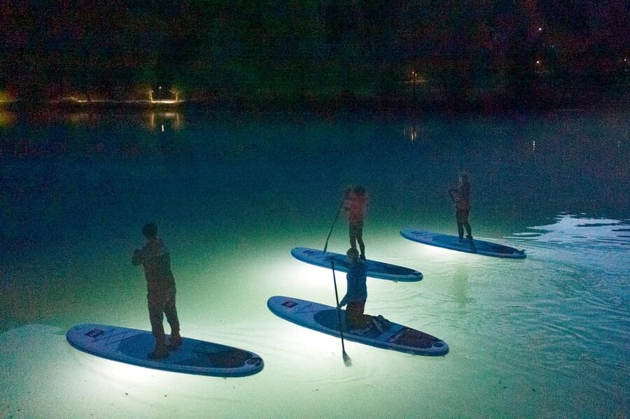 Most na Soci Evening SUP Excursion from Bovec - Beach break and snacks: the reset that makes the night work