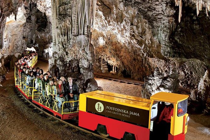 Postojna Cave and Predjama Castle Trip including entry tickets - Entering Postojna Cave: underground train, walking, and human fish