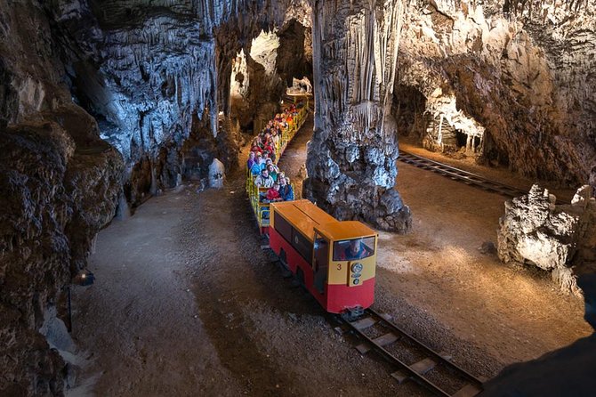 Postojna Cave with Train Ride and Predjama Castle Half Day Trip from Ljubljana - Postojna Cave: train in first, then the guided walk