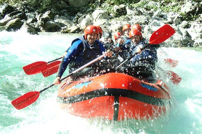 Premium RAFTING on Soca River. Photo service. Families welcome. - From Bovec rafting base to the Soca River, the setup that keeps it fun