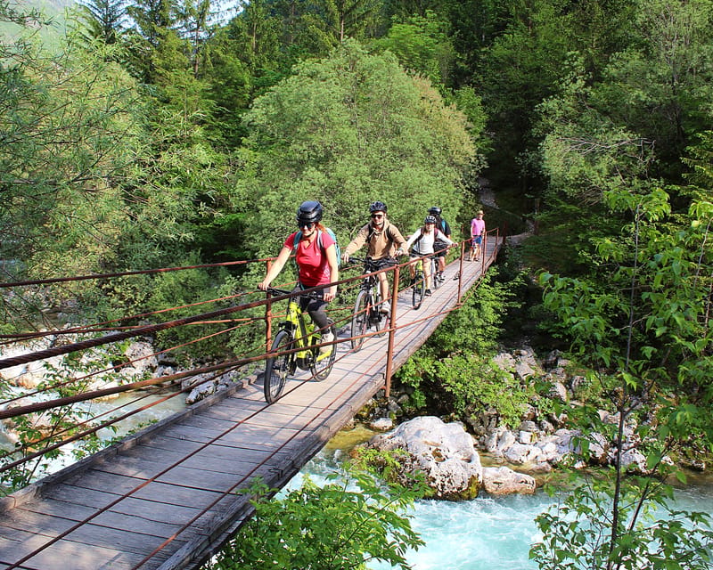 Private E-bike tour Soča valley: The ultimate explorer - Key points for your Soča e-bike day