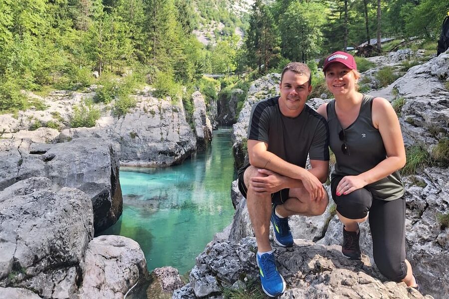 Private E-bike tour Soča valley: The ultimate explorer - Along the emerald Soča River: steady views and easy breathing room
