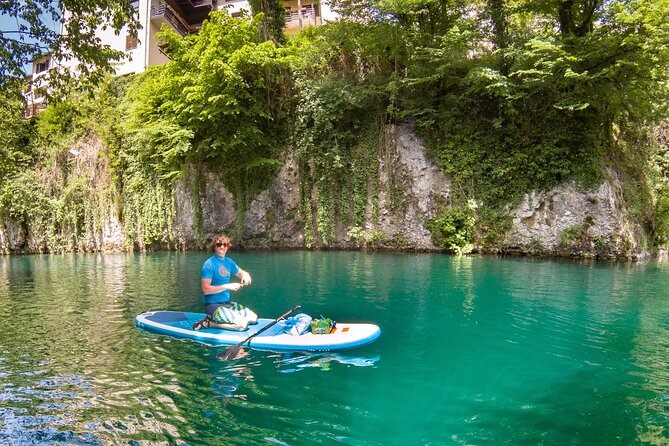 Private Half Day Stand-up Paddle Boarding on the Soča River - Lake paddling then canyon time: what the route feels like