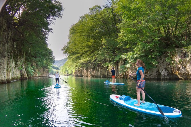 Private Half Day Stand-up Paddle Boarding on the Soča River - Beach break and snacks: a small pause that helps a lot