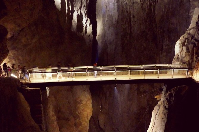 Skocjan cave day tour from Ljubljana - Inside Skocjan Cave: 10 C, formations, and a lot of stairs