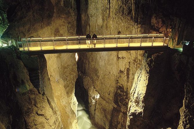 Skocjan Caves, Lipica & Piran: Karst & Coast Small-Group Day Trip from Ljubljana - Entering UNESCO Škocjan Caves: stairs, no photos, and real scale