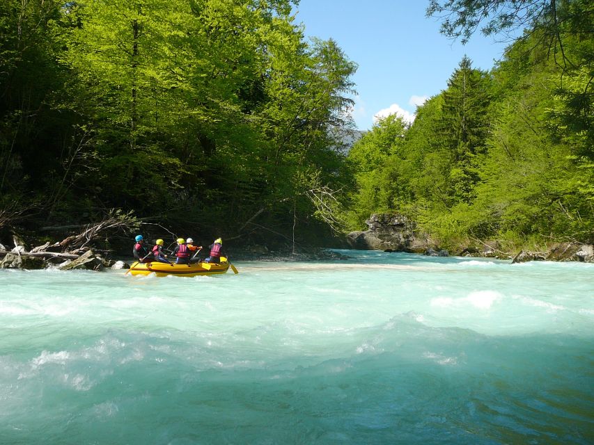 Soča River: Family Rafting Adventure, with Photos - Emerald pool swim breaks, plus a little wave time