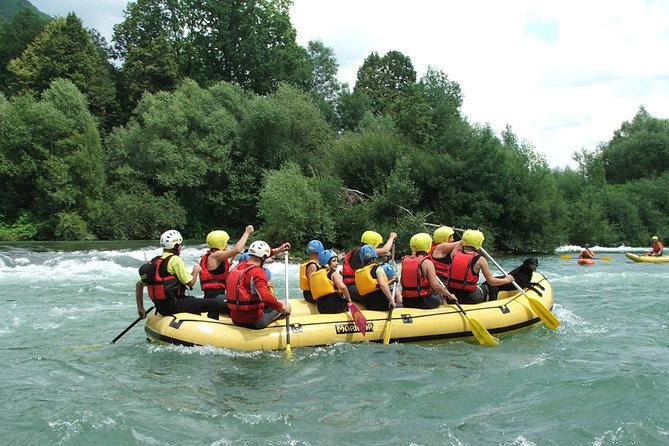 The best Rafting on Sava river in Bled - From Bled to Šobec: the start point prep