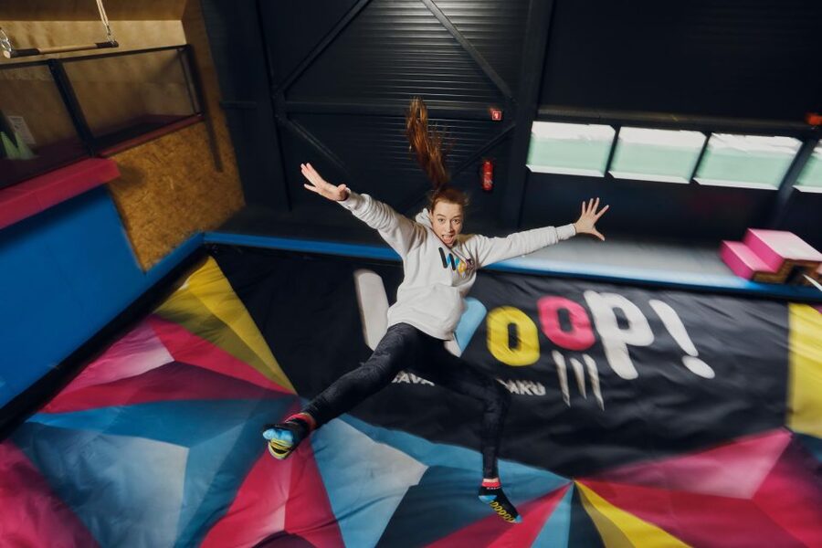 Woop! Fun park with 21 attractions - Landing Zones: Airbag, Foam Pit, and Safer Thrills