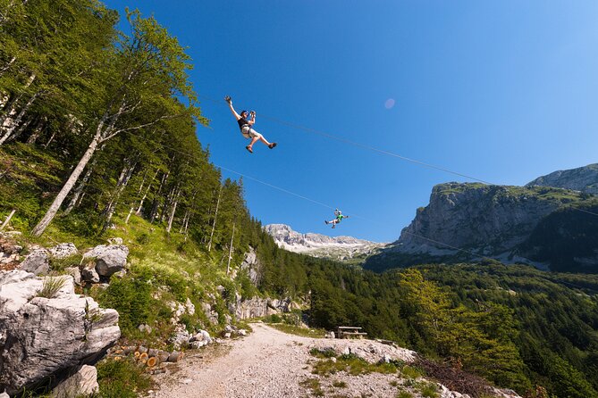 Zipline in Slovenia - The 5-line course: speed, length, and pacing